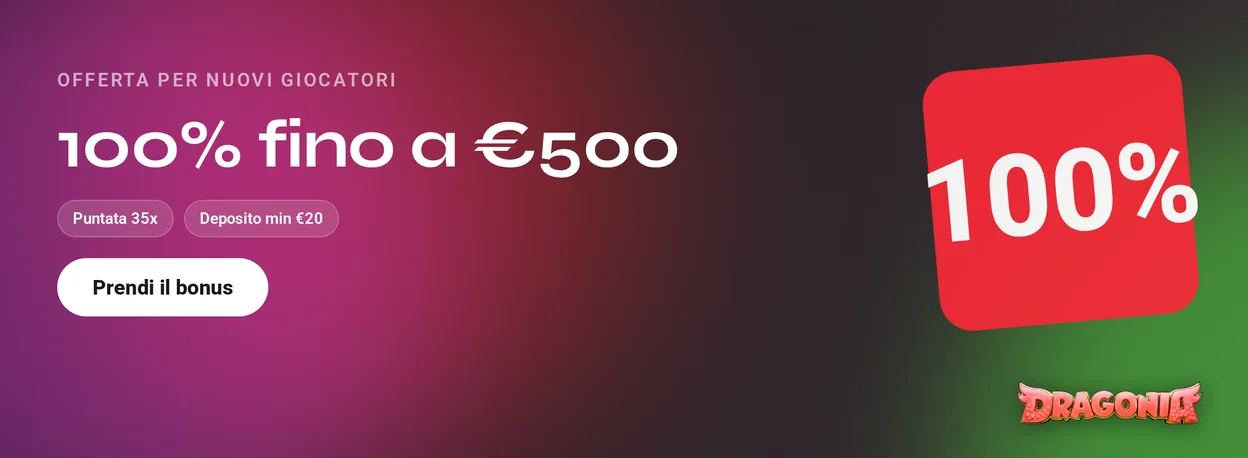 Approfitta dell'offerta di benvenuto